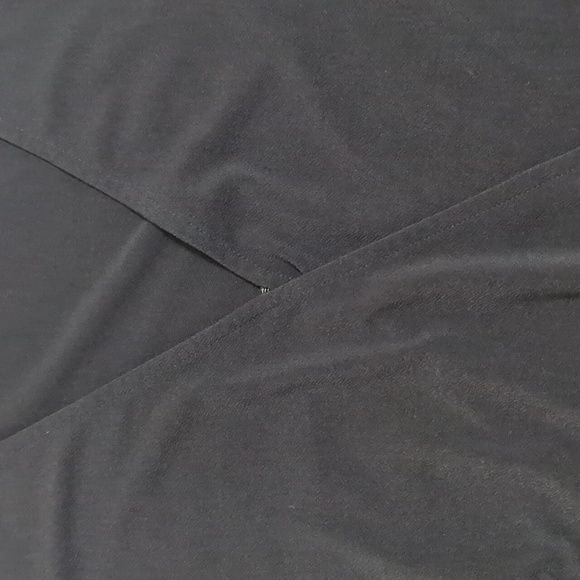 Banana Republic V-Neck Long Sleeve Wrap Top, Color Black Size S - Picture 6 of 14